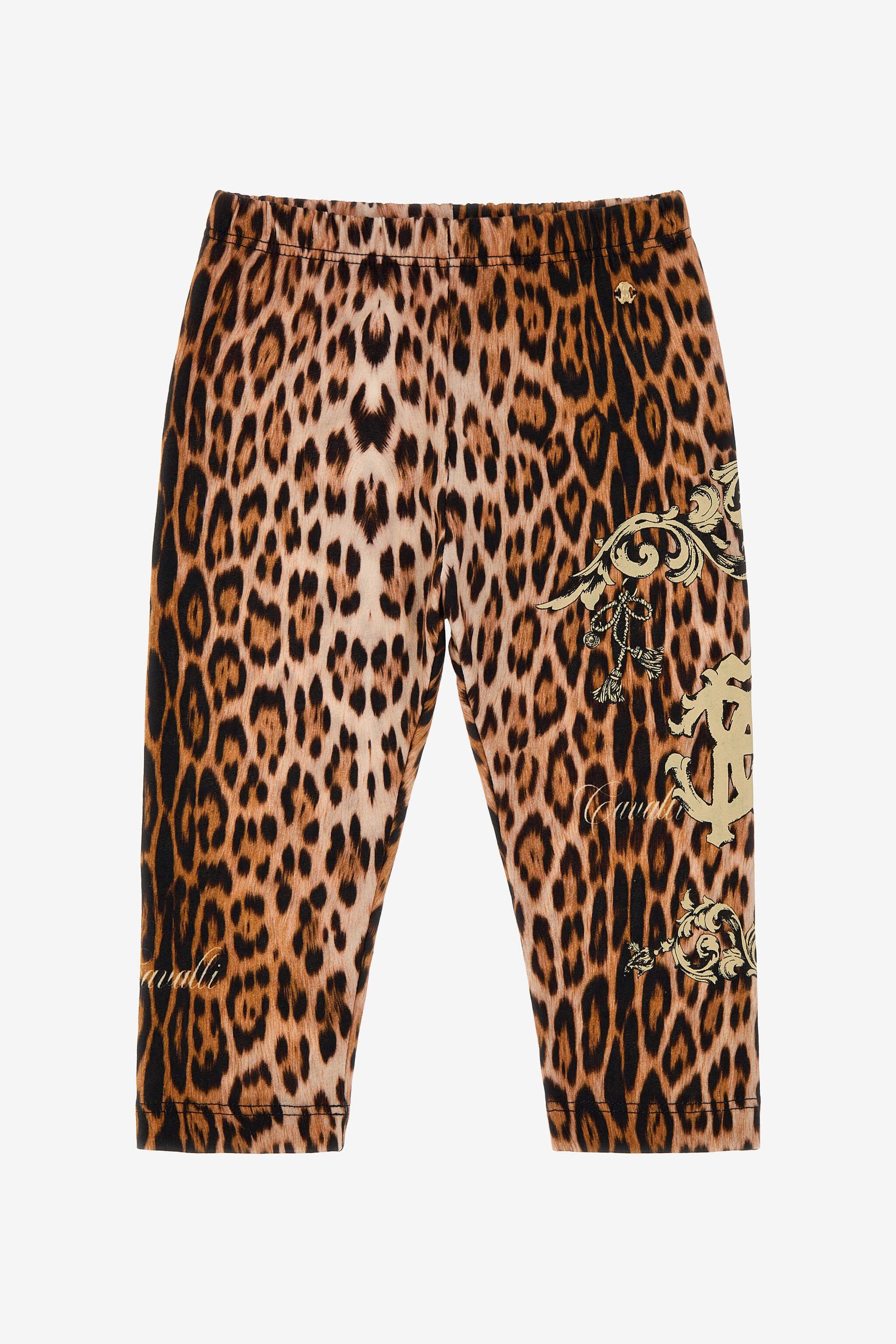 JU Jaguar Skin print pants Hellbraun SJT200-JFF65