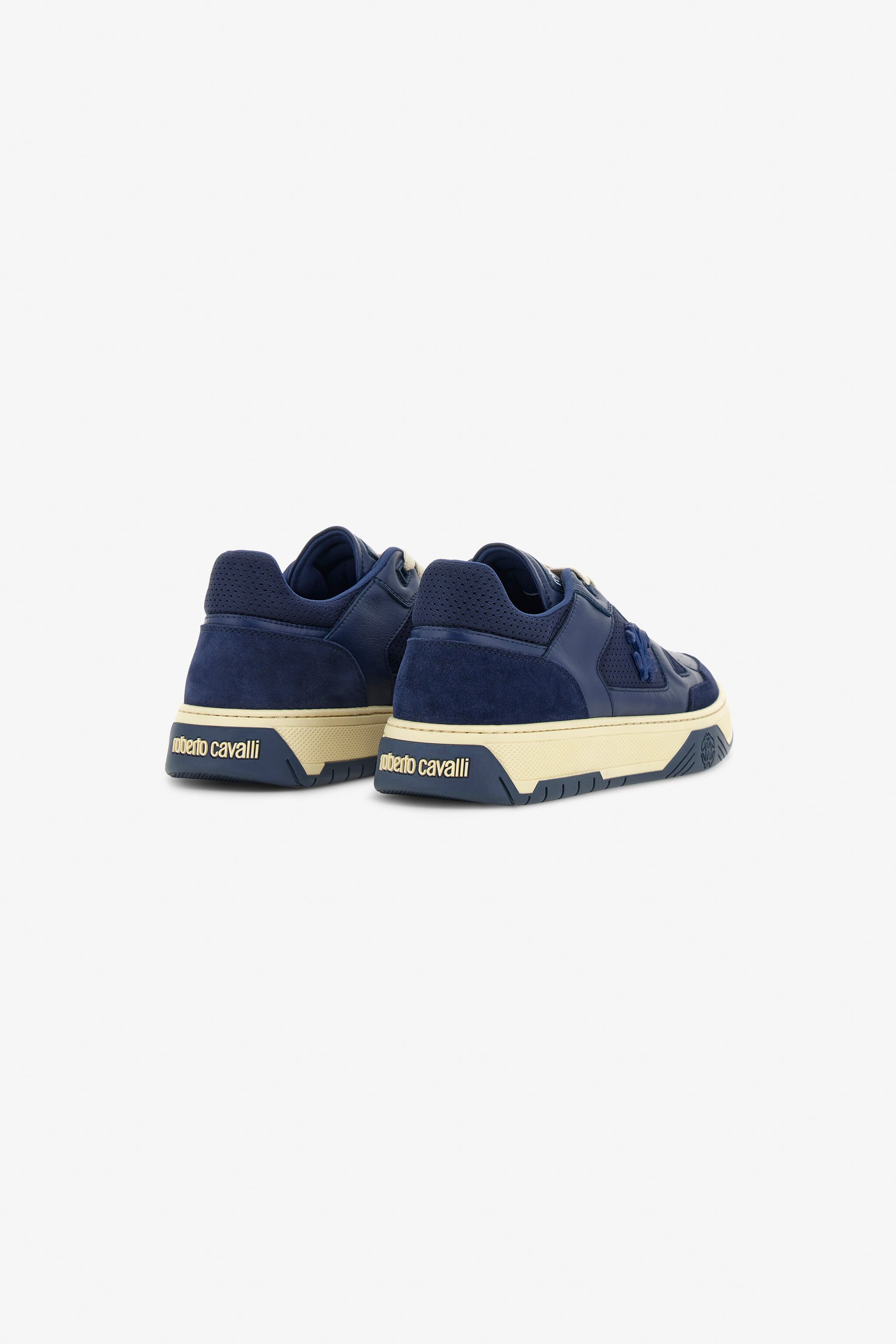RC Sneakers con Monogram RC Blu scuro SRS044-PZ12A