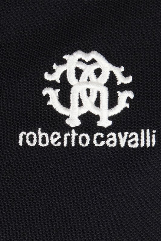 RC Polo With RC Monogram And Logo Black POT64B-KB001