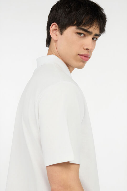 JC Polo With JC Monogram Embroidery WHITE UFT020-UF040