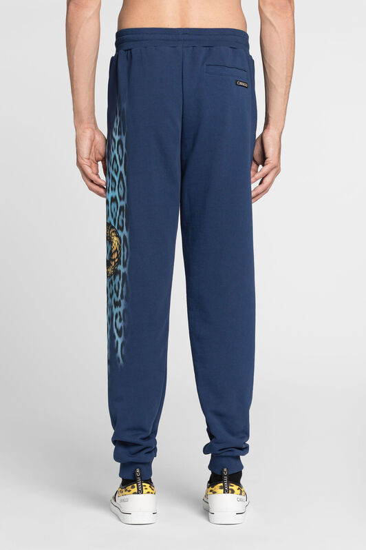 RC Animal-print cotton track pant RC Animal-print cotton track pant Dark blue QRT25B-CF050