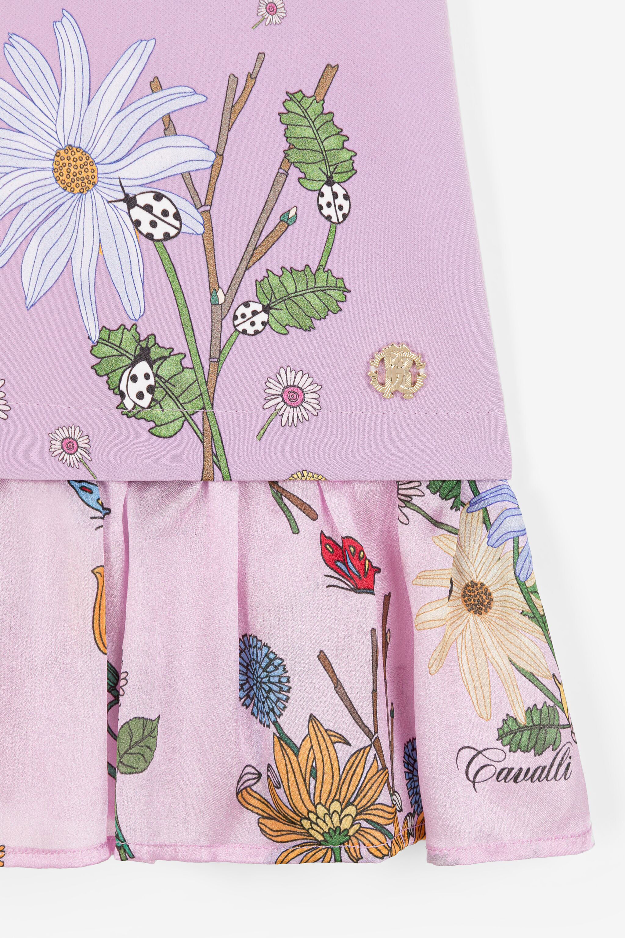 JU Floral-Print Dress Purple RJT10S-KU001