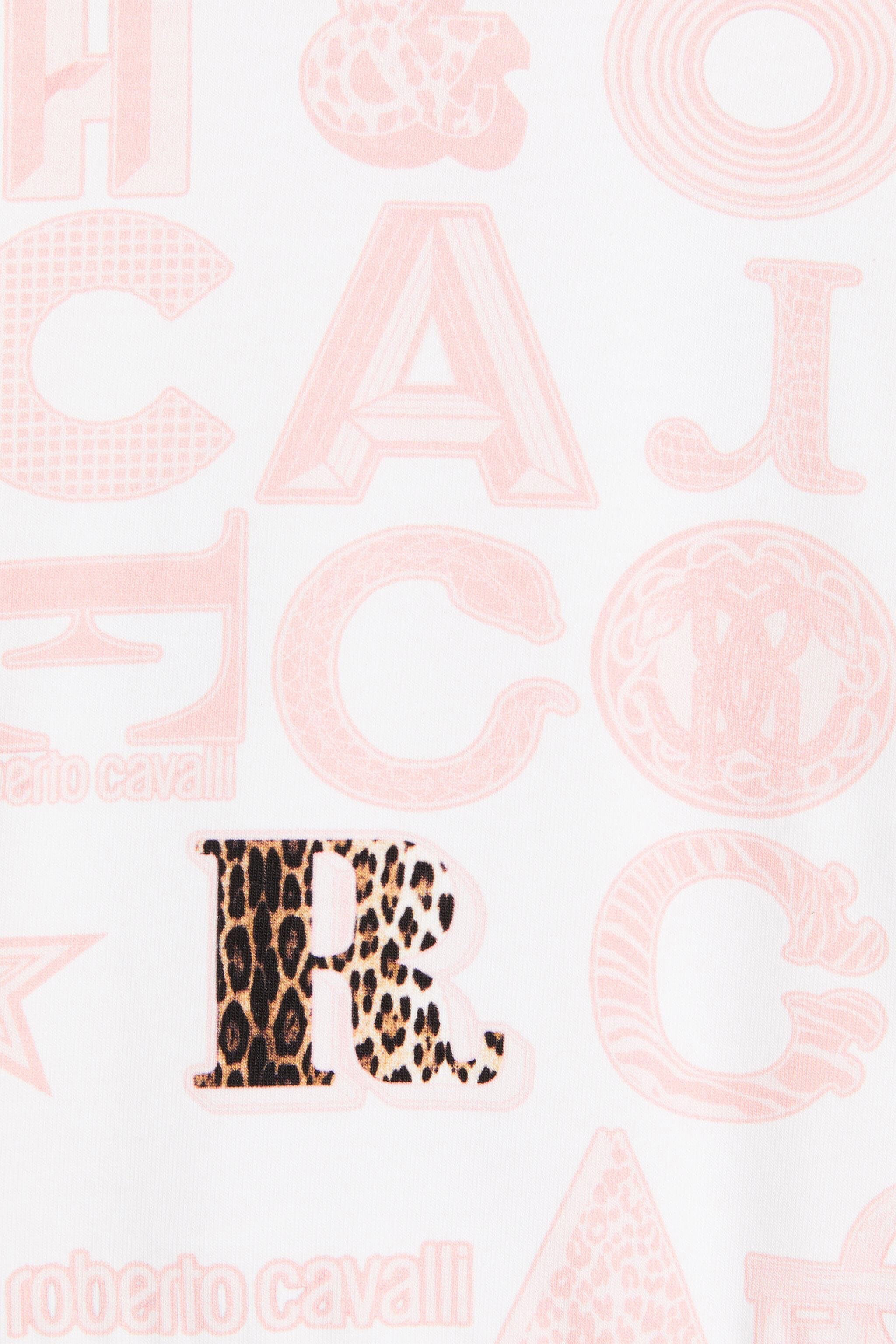 JU Sweat à imprimé Cavalli Mania Rose MJT927-HUB68