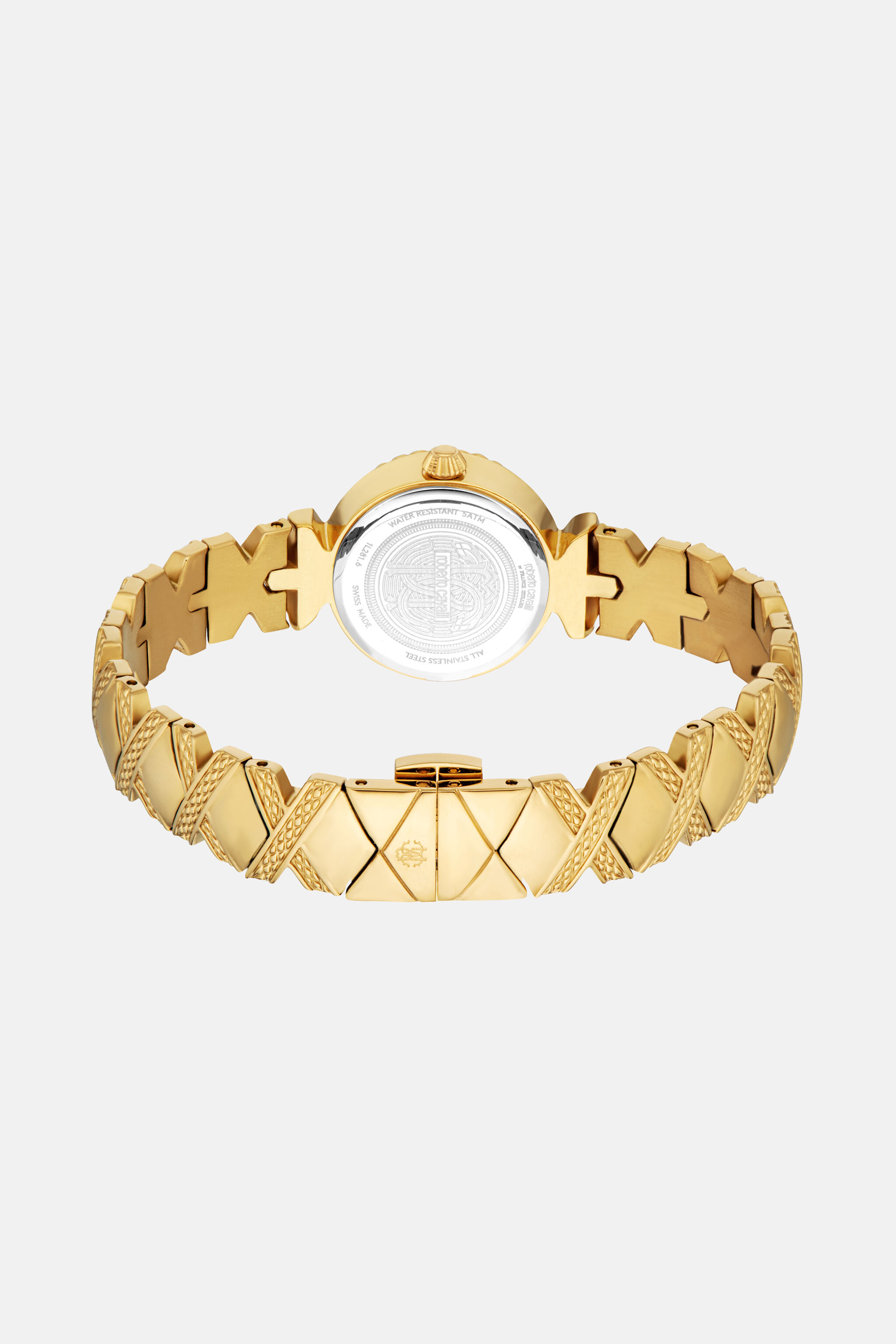 RC Roberto Cavalli by Franck Muller Snake Core watch GOLD WHITE UALT14-IT560