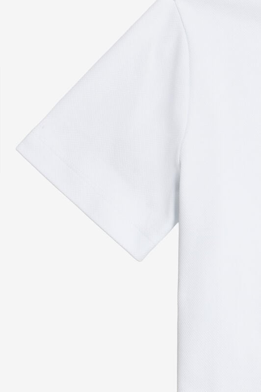 JU Weißes Baumwoll-Polohemd JU Weißes Baumwoll-Polohemd OPTICAL WHITE WJT61K-KB001