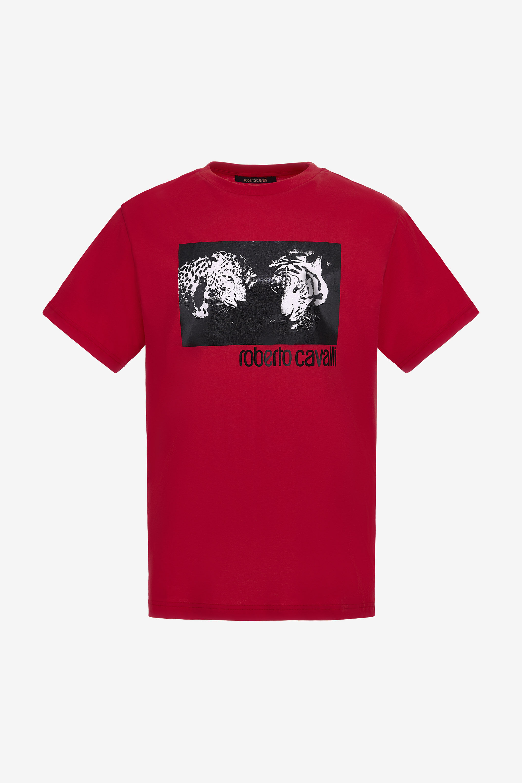 RC T-shirt with Jaguar logo and print Red NOT60C-JD060
