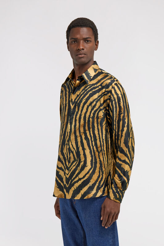 RC Camicia Stampa Freedom Marrone SRT713-4QB79