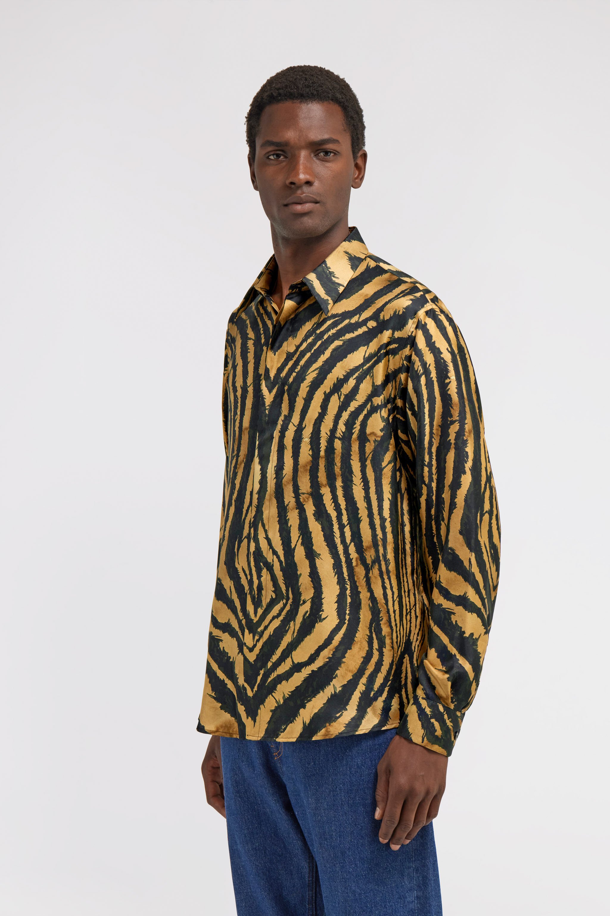 RC Camicia Stampa Freedom Marrone SRT713-4QB79