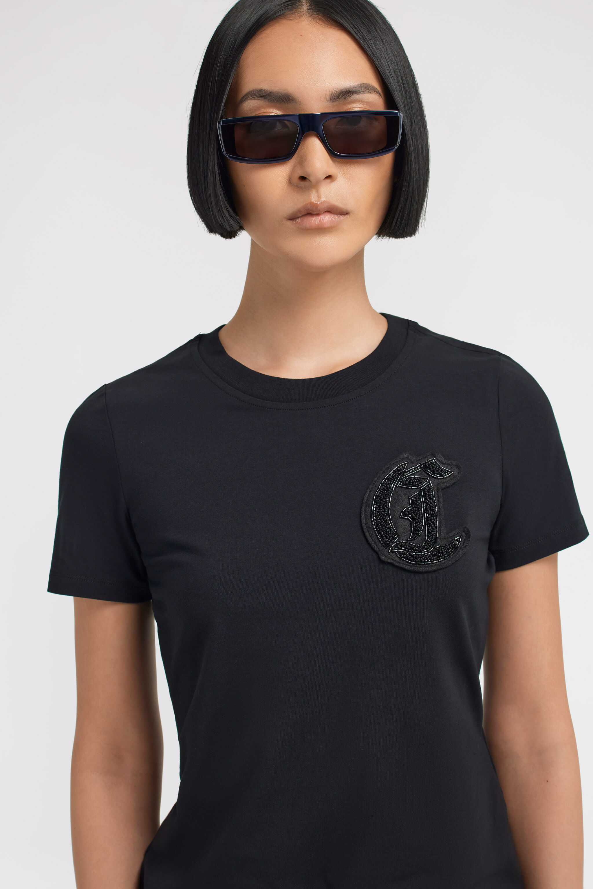 JC T-shirt Just Cavalli Nero TFT100-TF156
