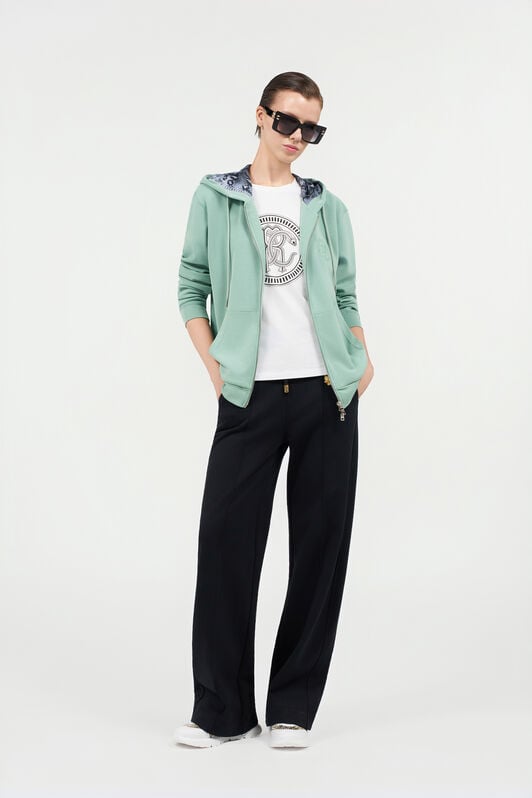 RC Green Sweatshirt with Logo MALACHITE GREEN QOT66B-CF054