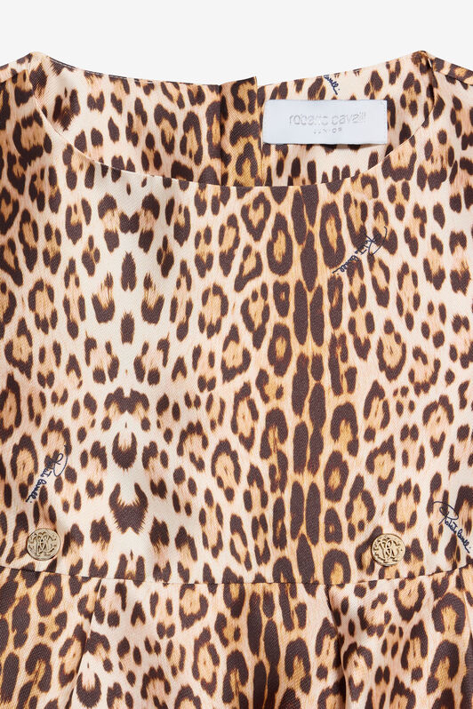 JU Abito Con Stampa Jaguar Skin JU Abito Con Stampa Jaguar Skin NATURAL VJT10F-FXO52