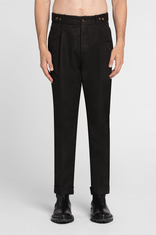 RC Pantalon à pinces Noir QRT204-FN061
