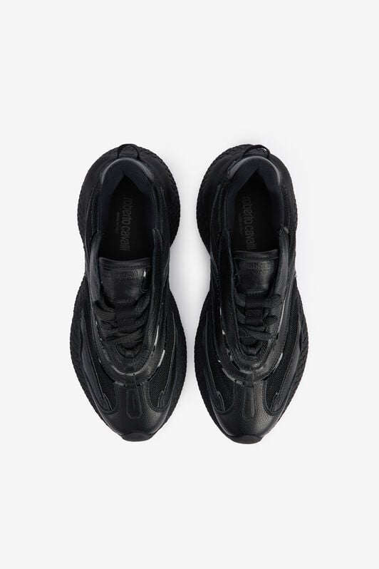 RC Black Lace-Up Low Sneakers RC Black Lace-Up Low Sneakers Black VQS201-PZS68