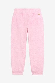 ${brand} Baby Pink Track Pants with Floral Print ${colorDescription} ${masterID}