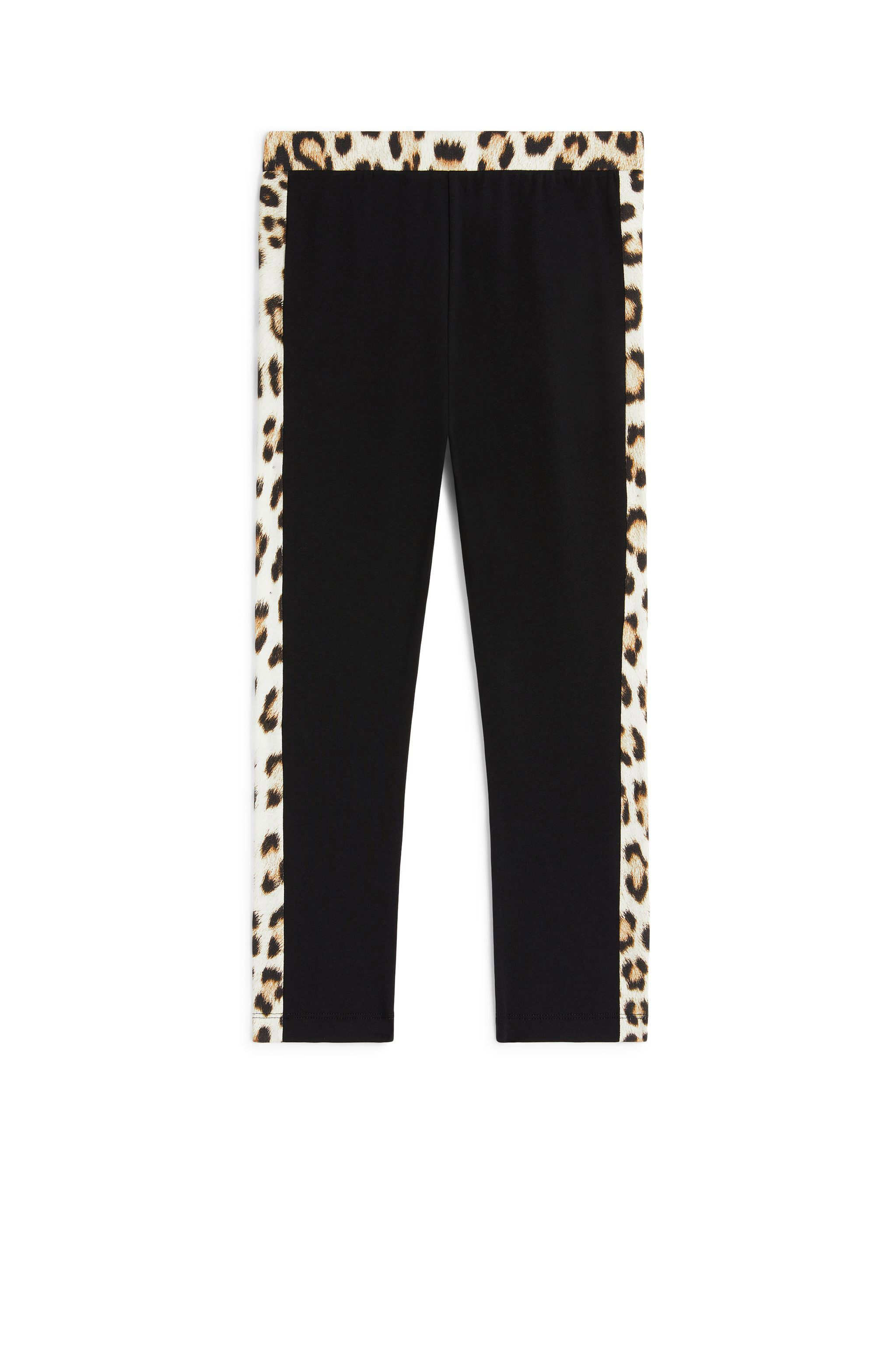 JU Leggings con inserti Leopard BLACK MJT205-JV025