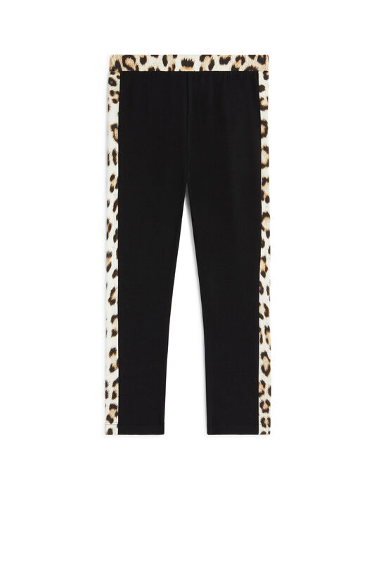 JU Leggings con inserti Leopard JU Leggings con inserti Leopard BLACK MJT205-JV025