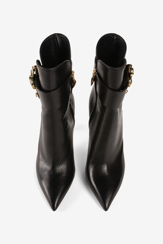 RC Mirror Snake leather boots Black/Gold RKS015-PZV10