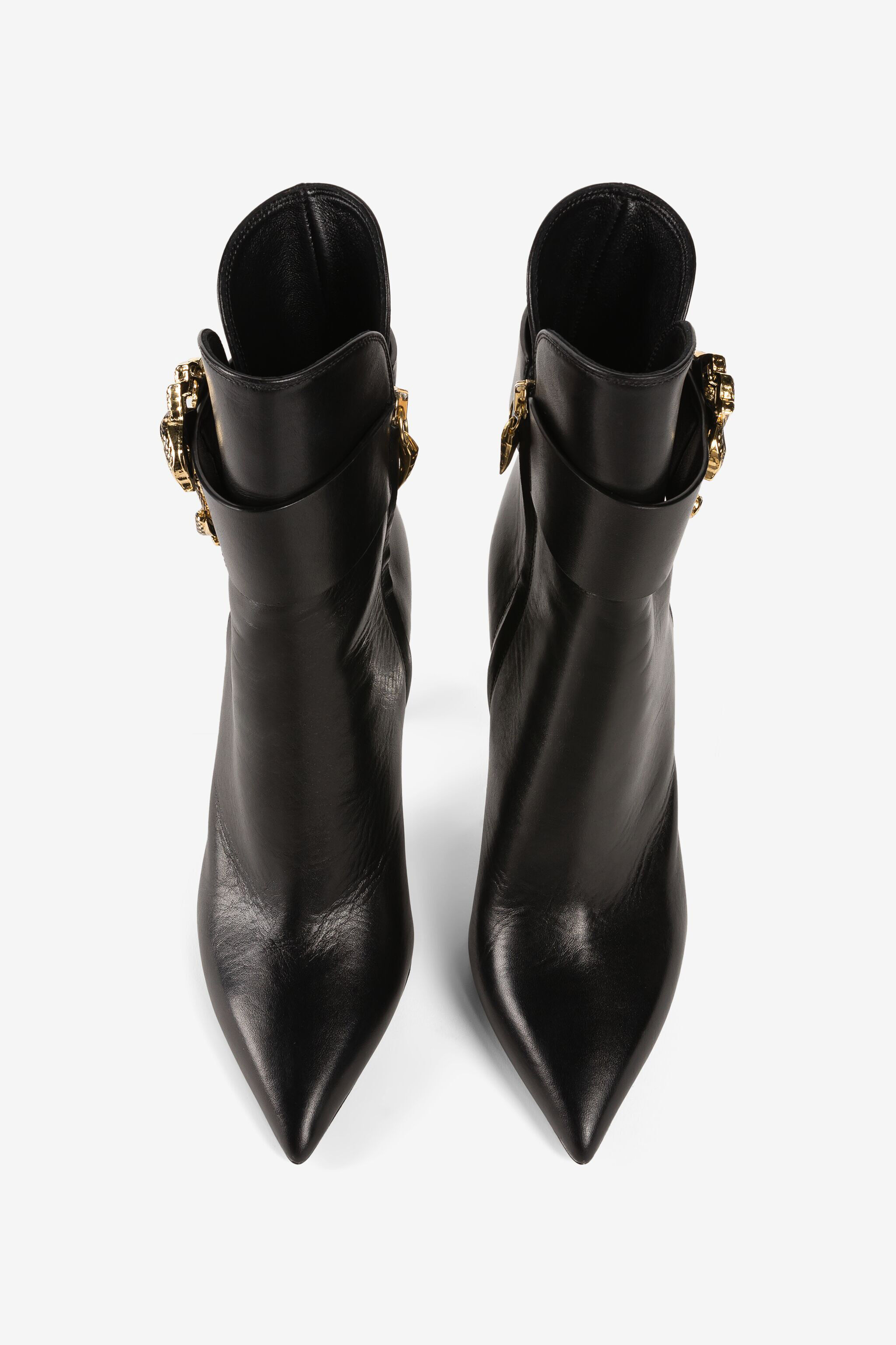 RC Mirror Snake leather boots Black/Gold RKS015-PZV10