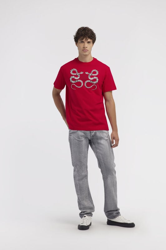 RC T-shirt with Snake print Red NOT60O-JD060