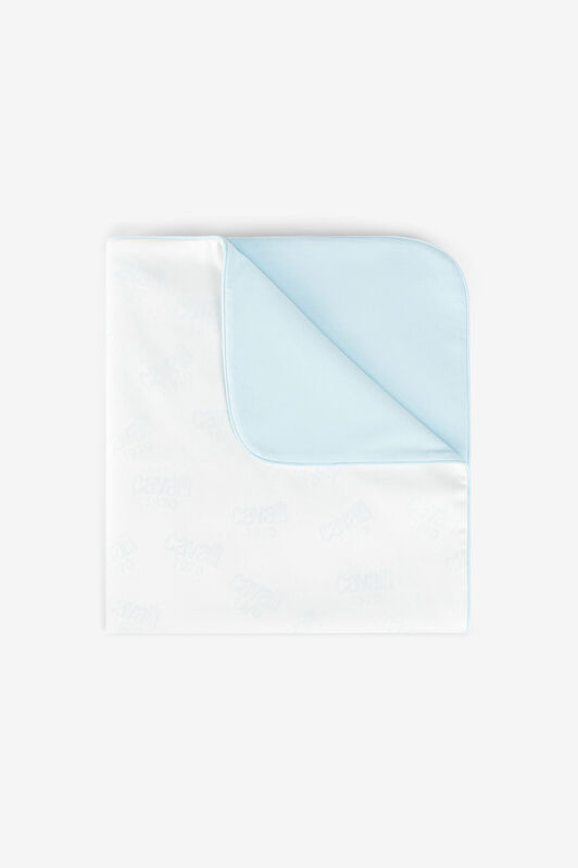 JU Logo-Print Baby Blanket JU Logo-Print Baby Blanket Light blue OJT830-RN001