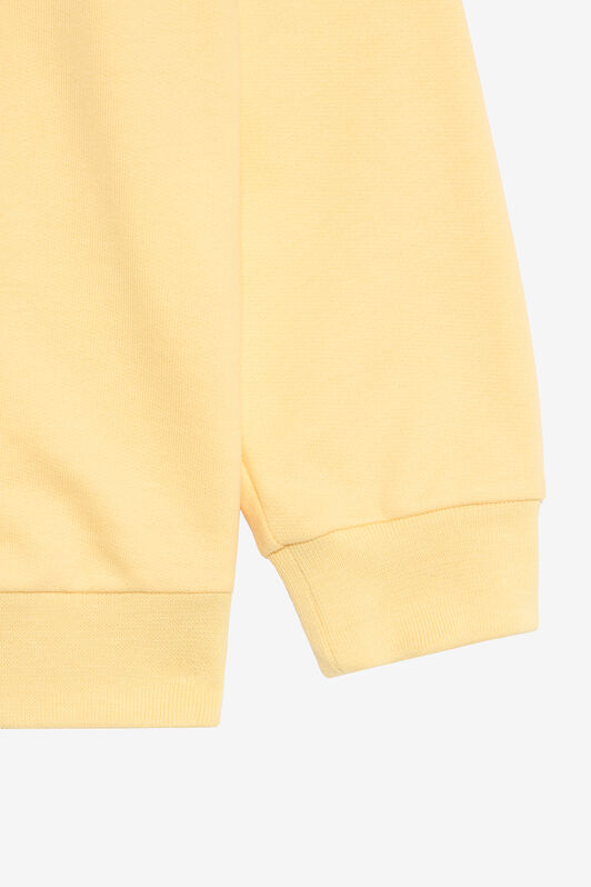 JU Yellow Sweatshirt with RC Monogram and Butterflies YELLOW VJT66A-CF050