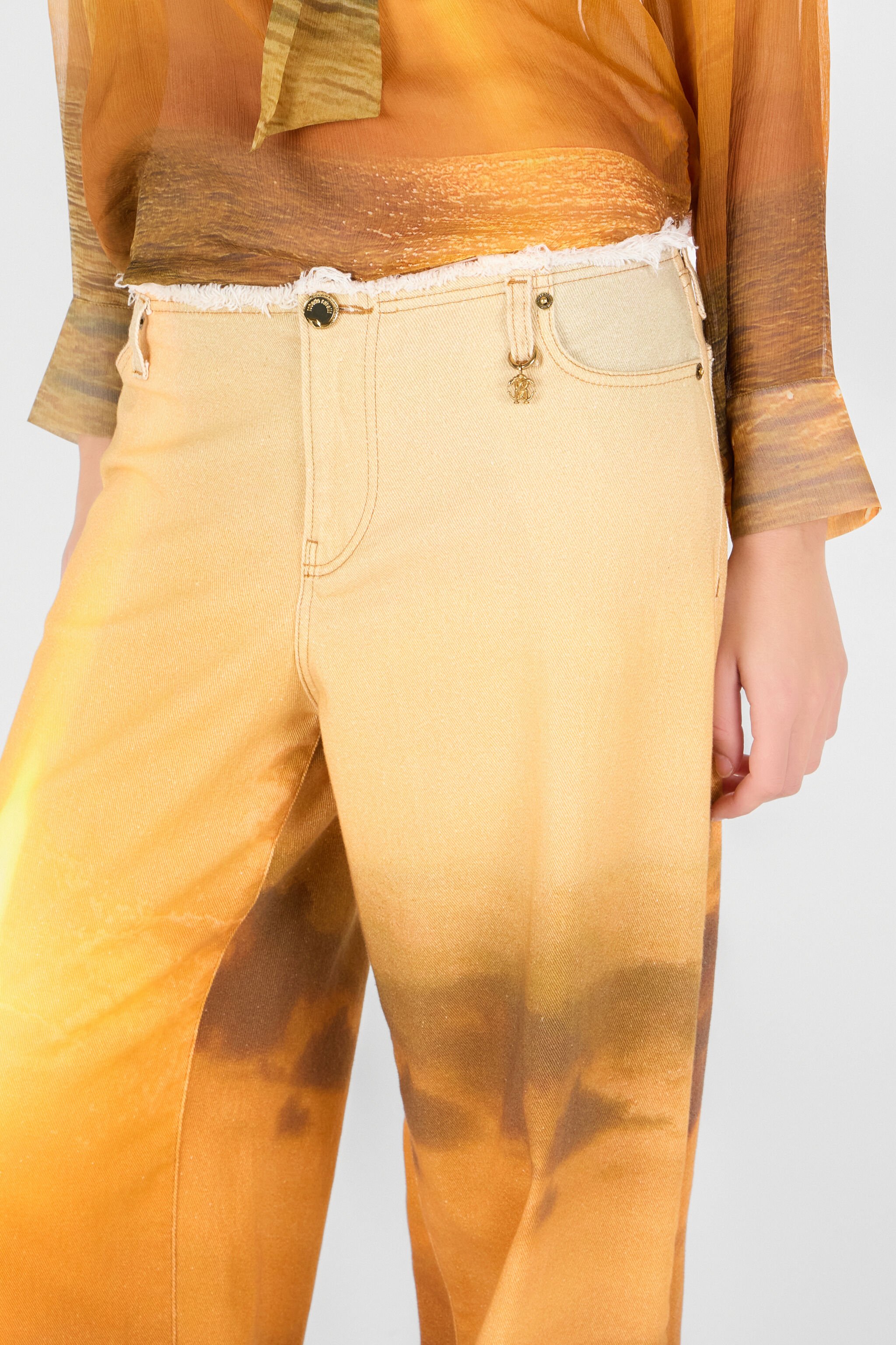 RC Sunset Print Denim Orange UWJ225-DAN97