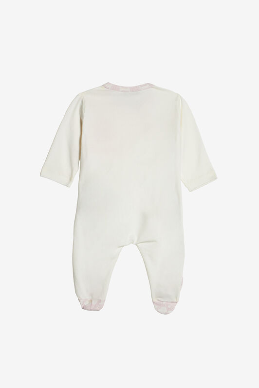JU RC Monogram Cotton Babygrow Set White RJT850-JD001