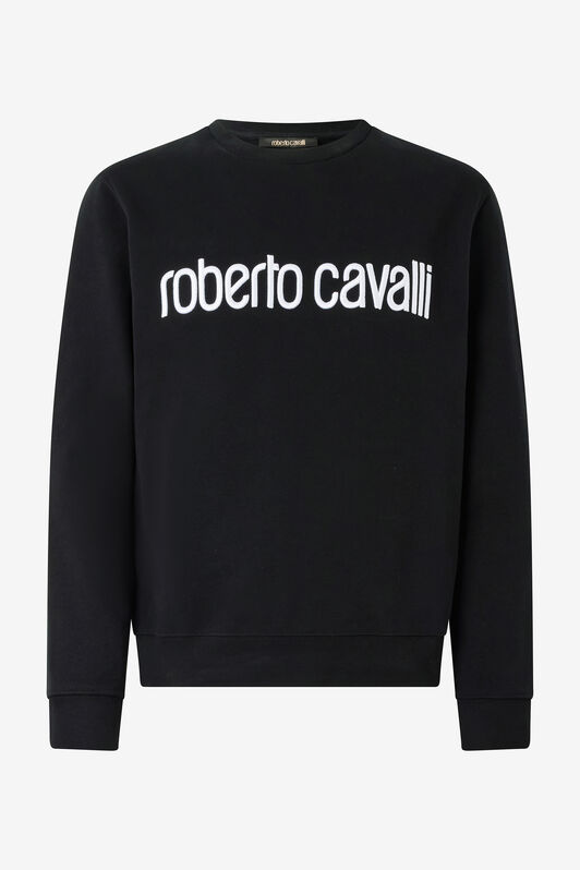 RC Black Sweatshirt with Logo BLACK POT66A-CF052