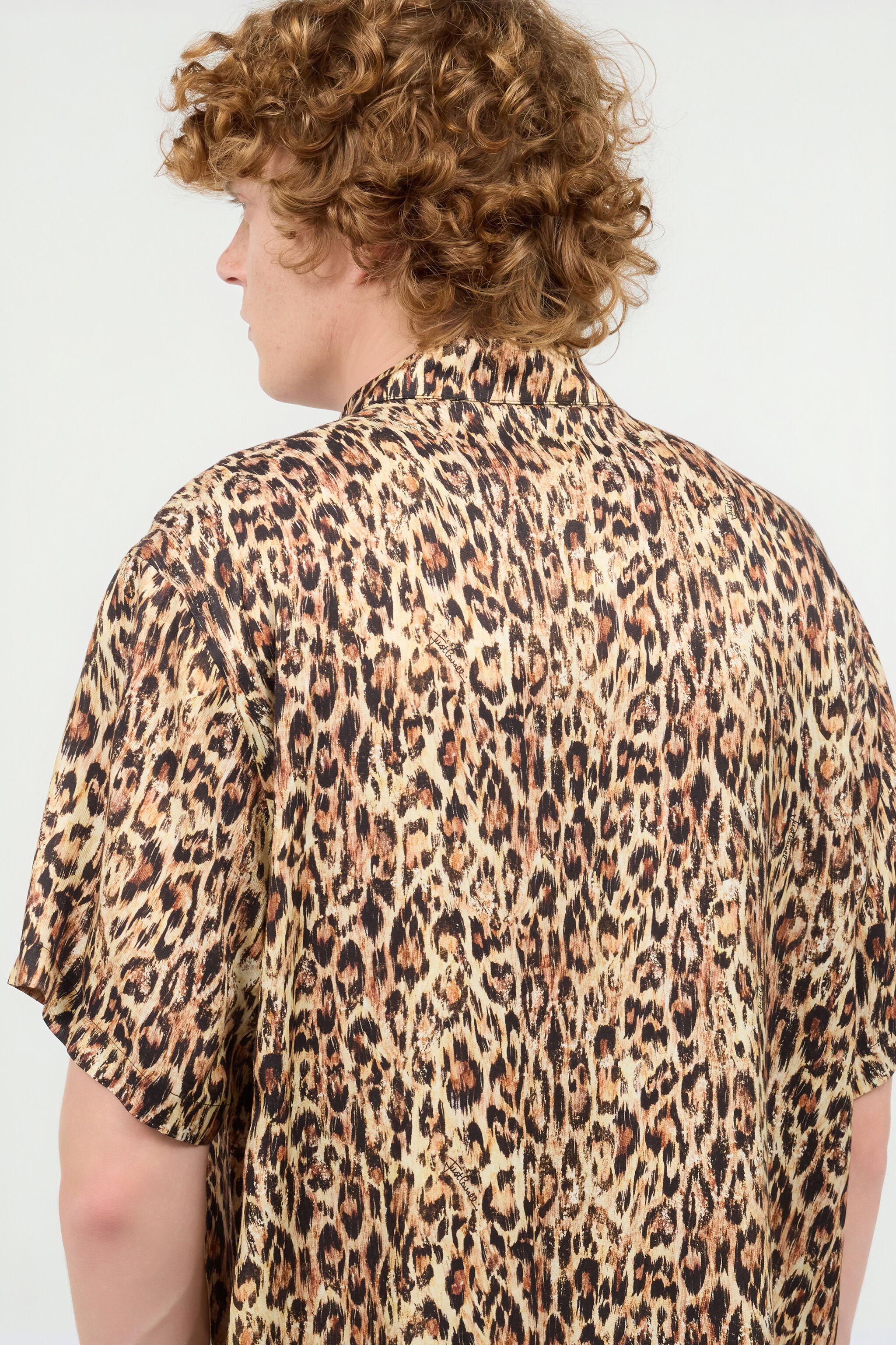JC Hemd Jaguar Skin Mit Monogramm JC Hellbraun UFM011-UF106