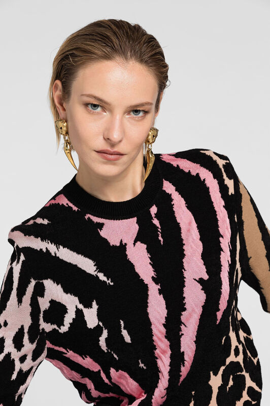 RC Freedom And Queen of Sicily-Jacquard Sweater RC Freedom And Queen of Sicily-Jacquard Sweater MULTICOLOR OKM607-MI014