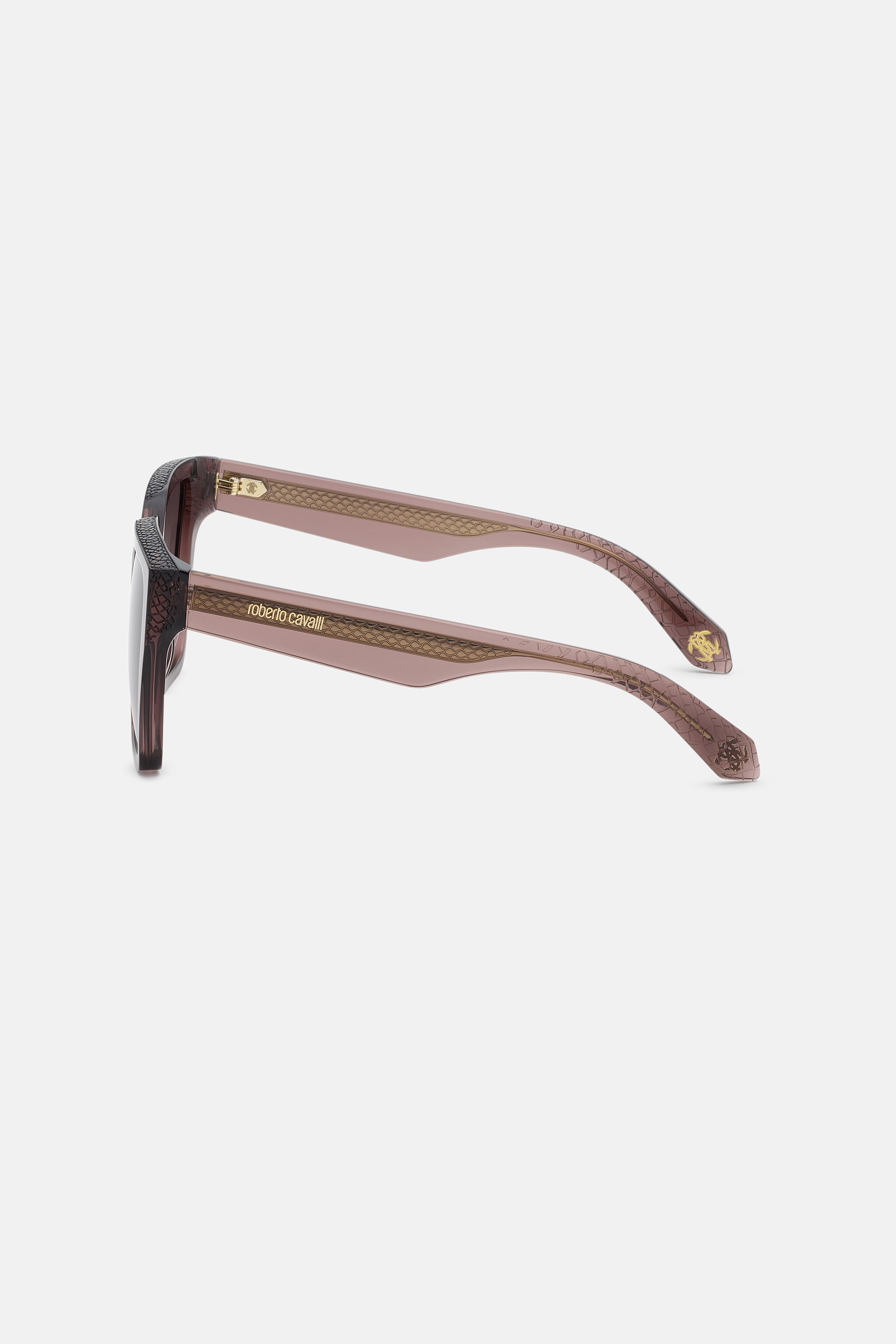RC Wide and femenine sunglasses SHINY TRANSP.BROWN VALD10-ID248
