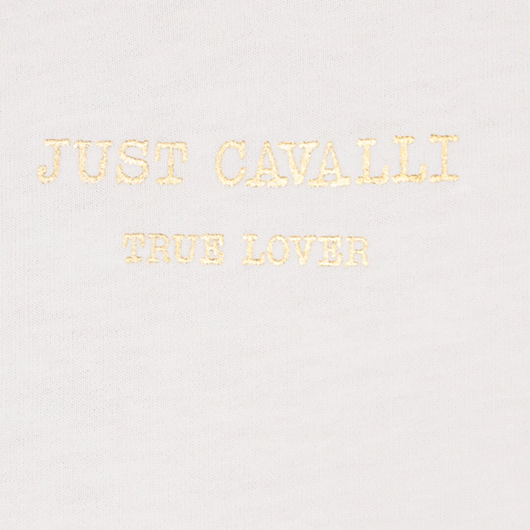 JC T-Shirt mit Frontprint in Weiß JC T-Shirt mit Frontprint in Weiß WHITE/GOLD VFT195-VF318