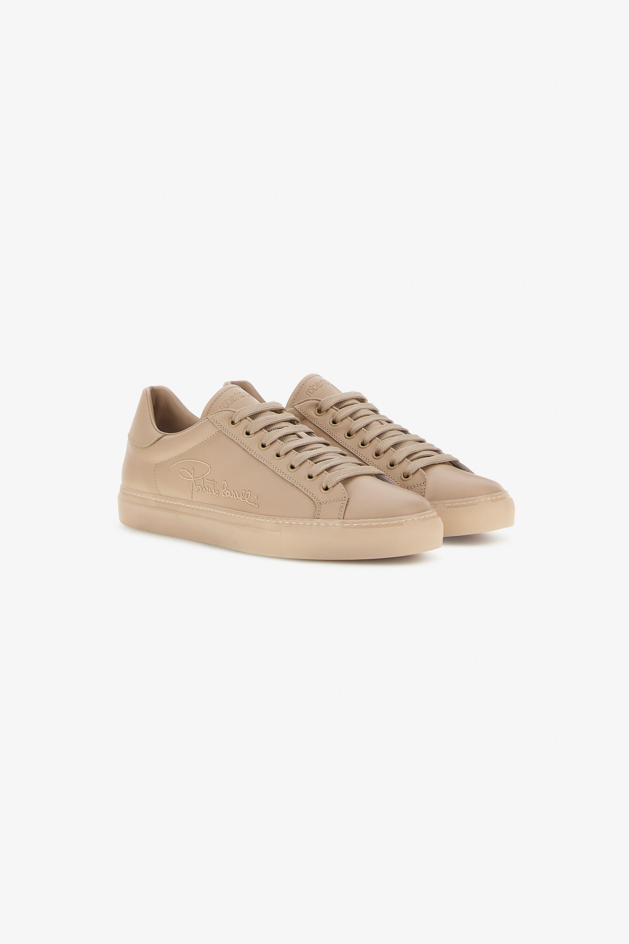 RC RC logo Sneakers Light Brown SRS038-PZ015