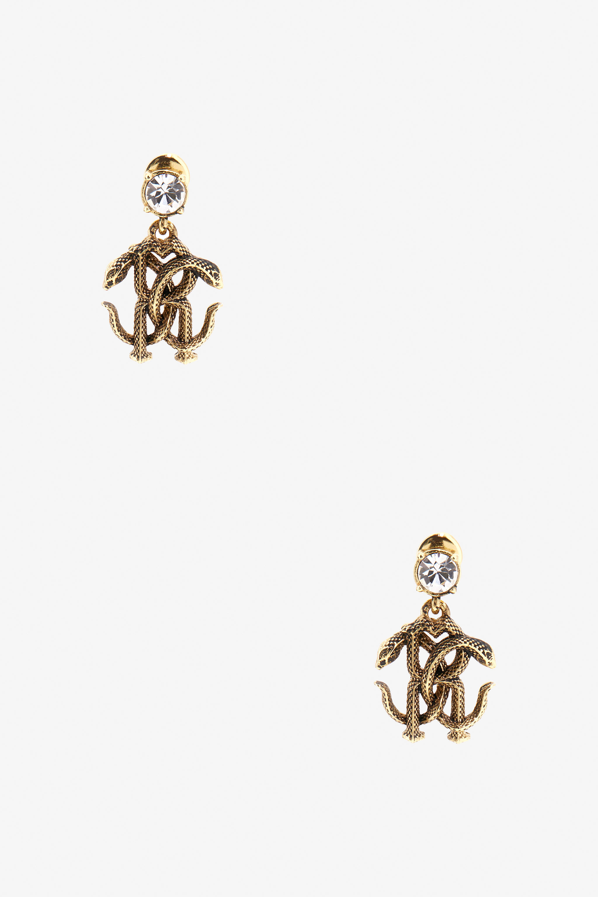 RC RC Logo Earrings Gold RXG001-AM021