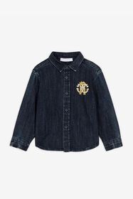 ${brand} Chemise en jean à motif RC Monogram ${colorDescription} ${masterID}