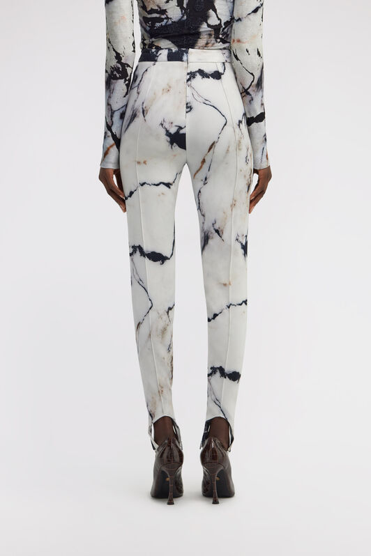 RC Marble Print Pants Black/White TWT204-ORN18