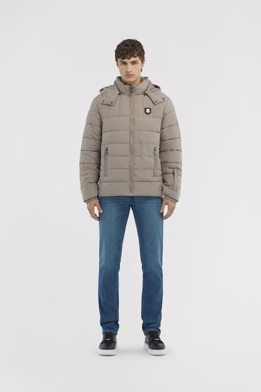 RC Padded down jacket with logo RC Padded down jacket with logo Gray NOT40G-SB001