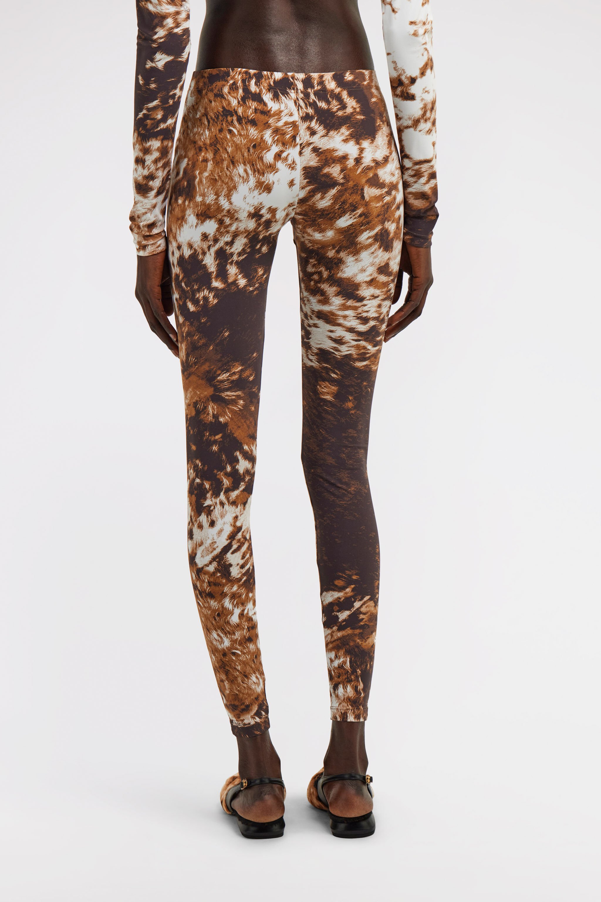 RC Appaloosa Print Leggings Brown TKT25A-HVN08