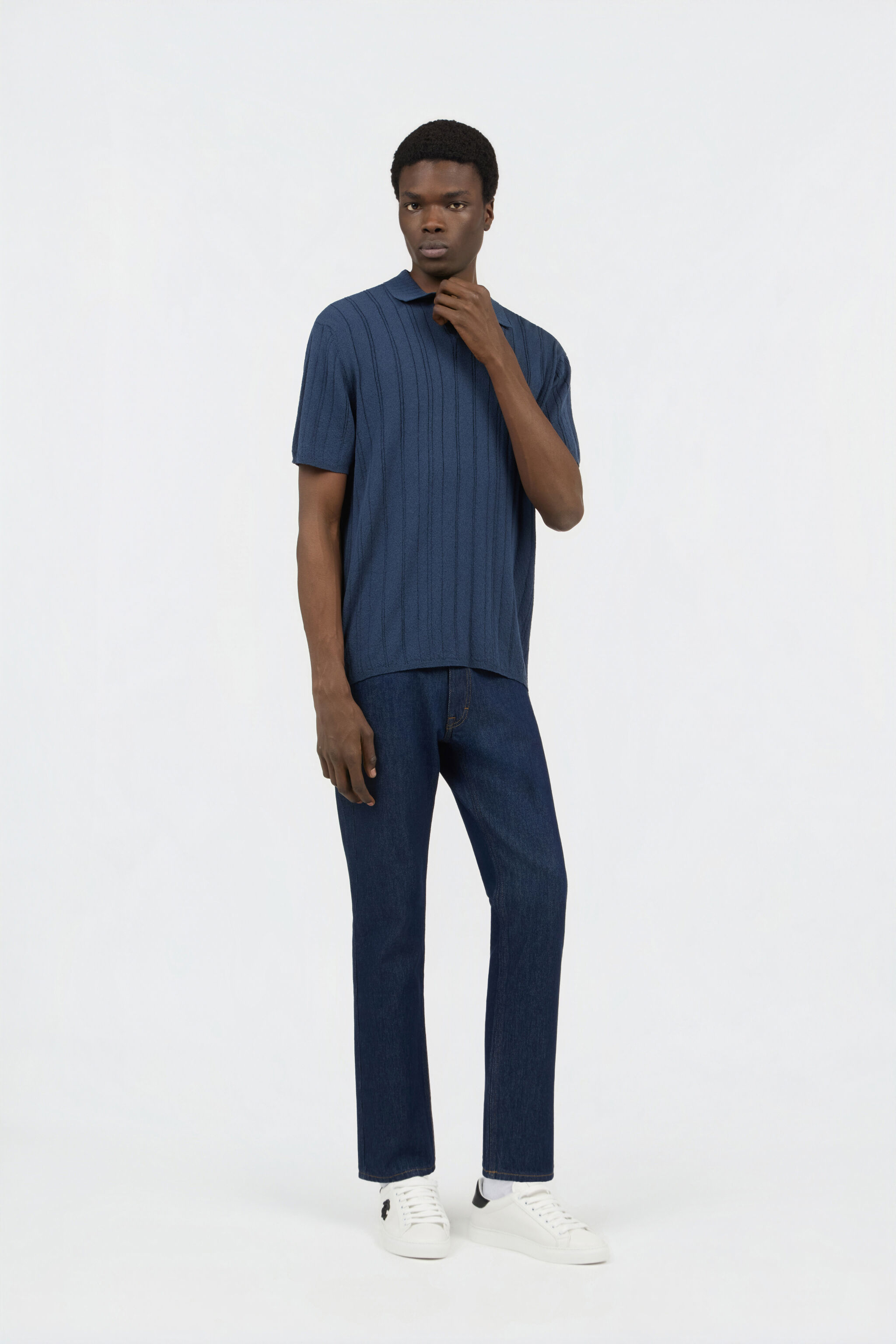 RC Polo Acanalado Azul BLU NAVY SOT60Q-AI007