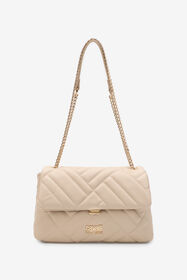 CL Quilted Shoulder Bag BEIGE SXB00C-AB076