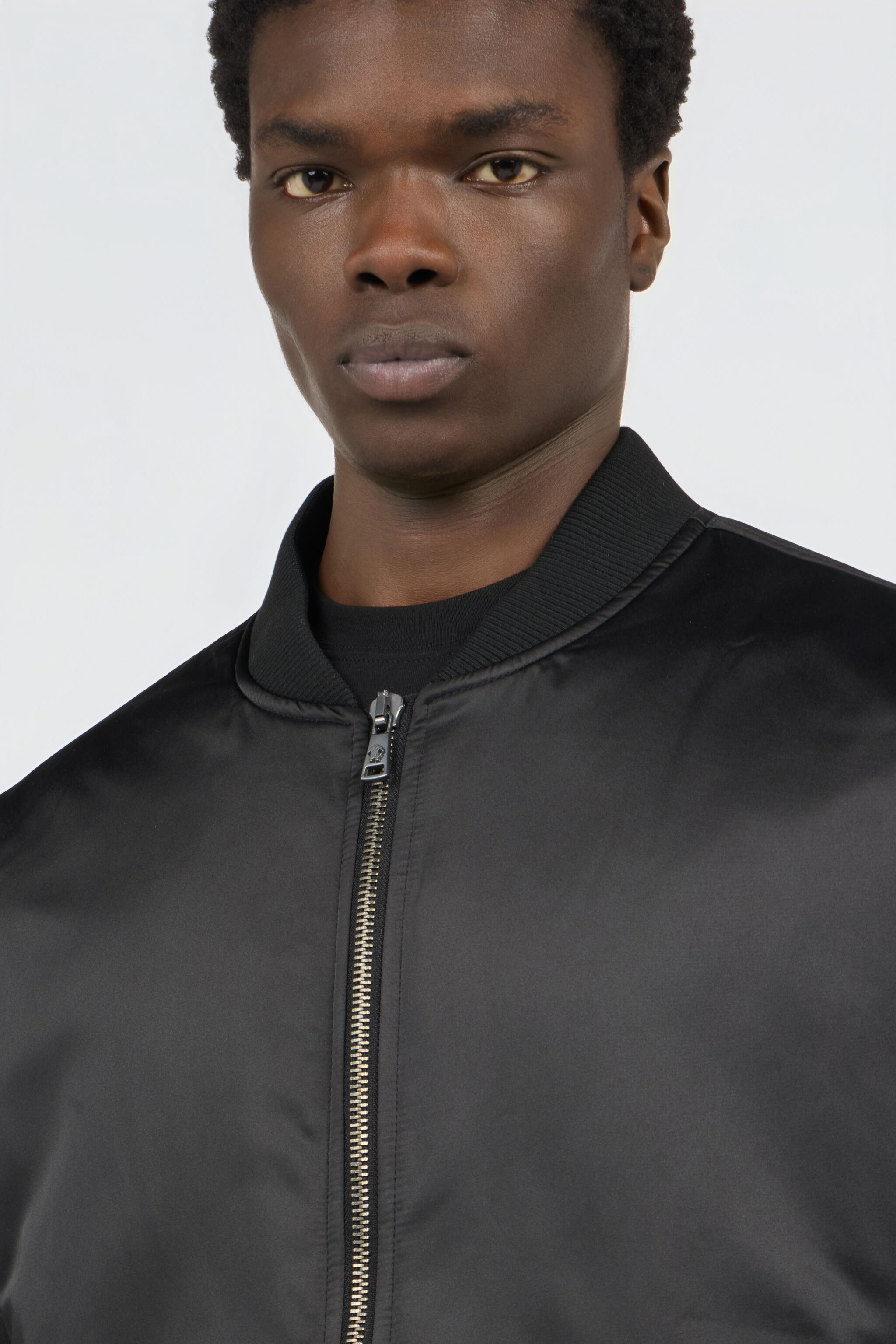 RC Black Bomber Jacket with Monogram RC BLACK SOT40K-FT002