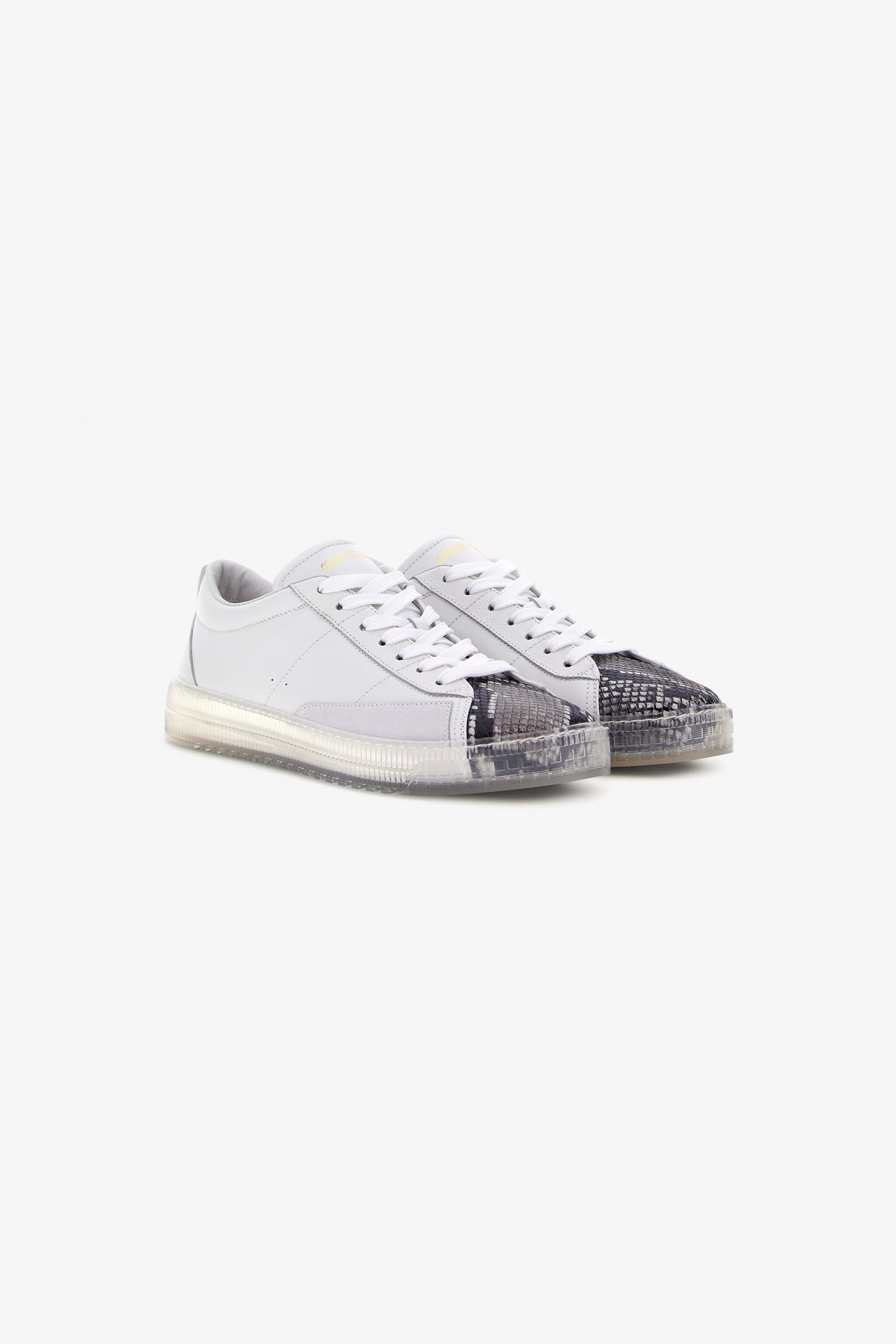 RC Sneakers with transparent sole White SRS041-PZA88