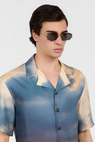 RC Metal rimless sunglasses SHINY ROSE GOLD BK VALD14-ID252