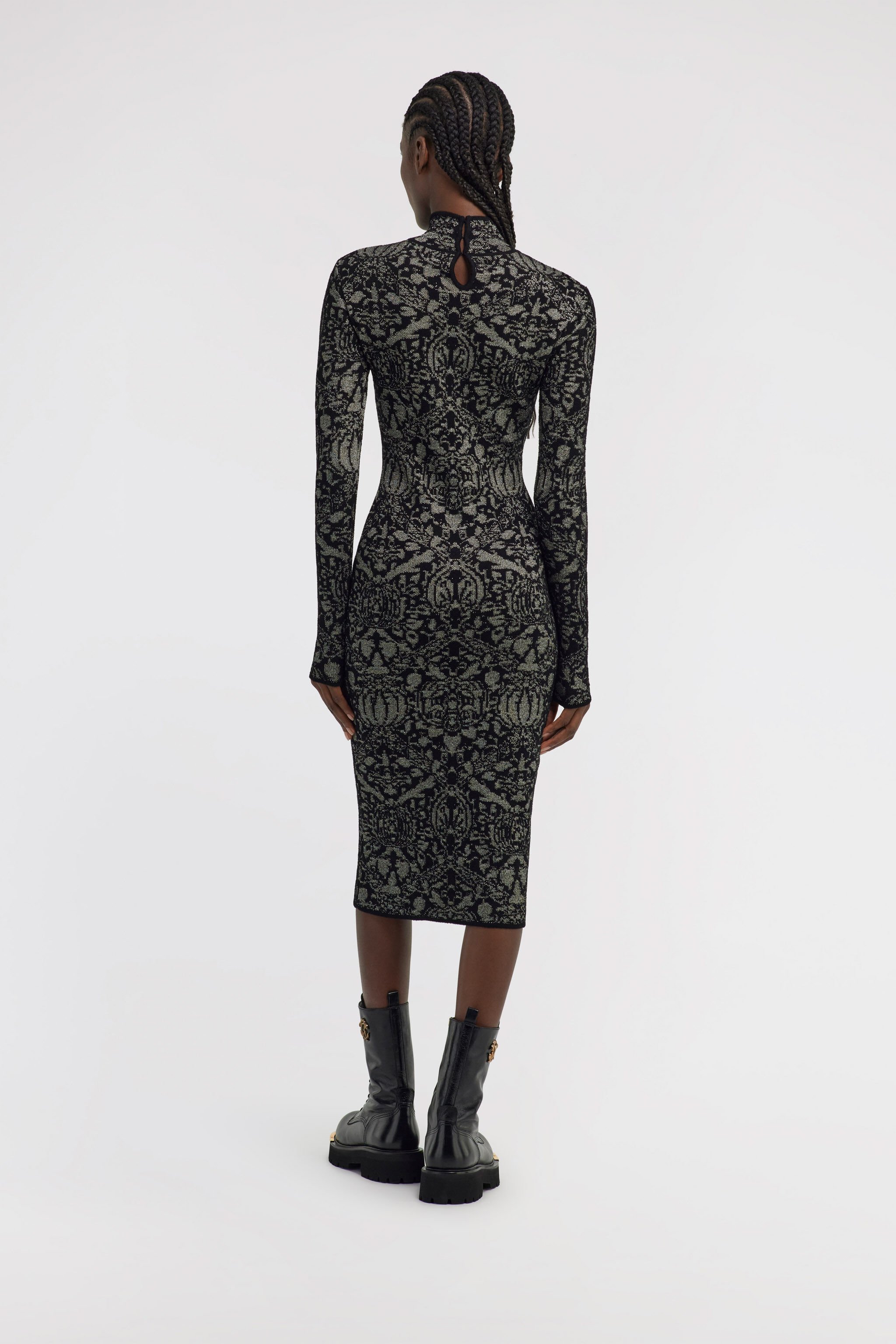 RC Knitwear Dress Black TWM102-MI009