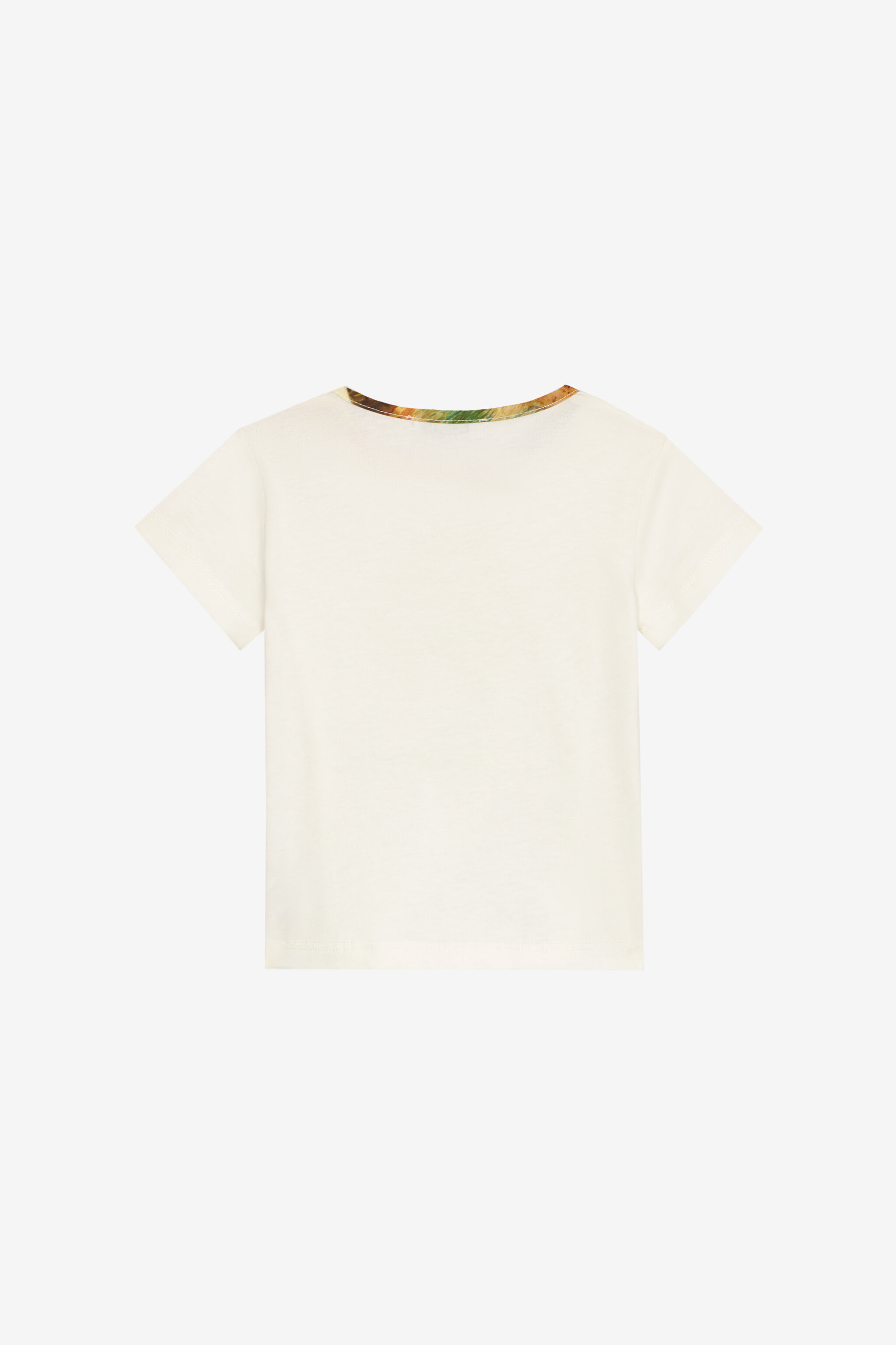 JU T-Shirt Avec Monogramme RC Et Logo Dorés Bleu clair UJT666-JD001