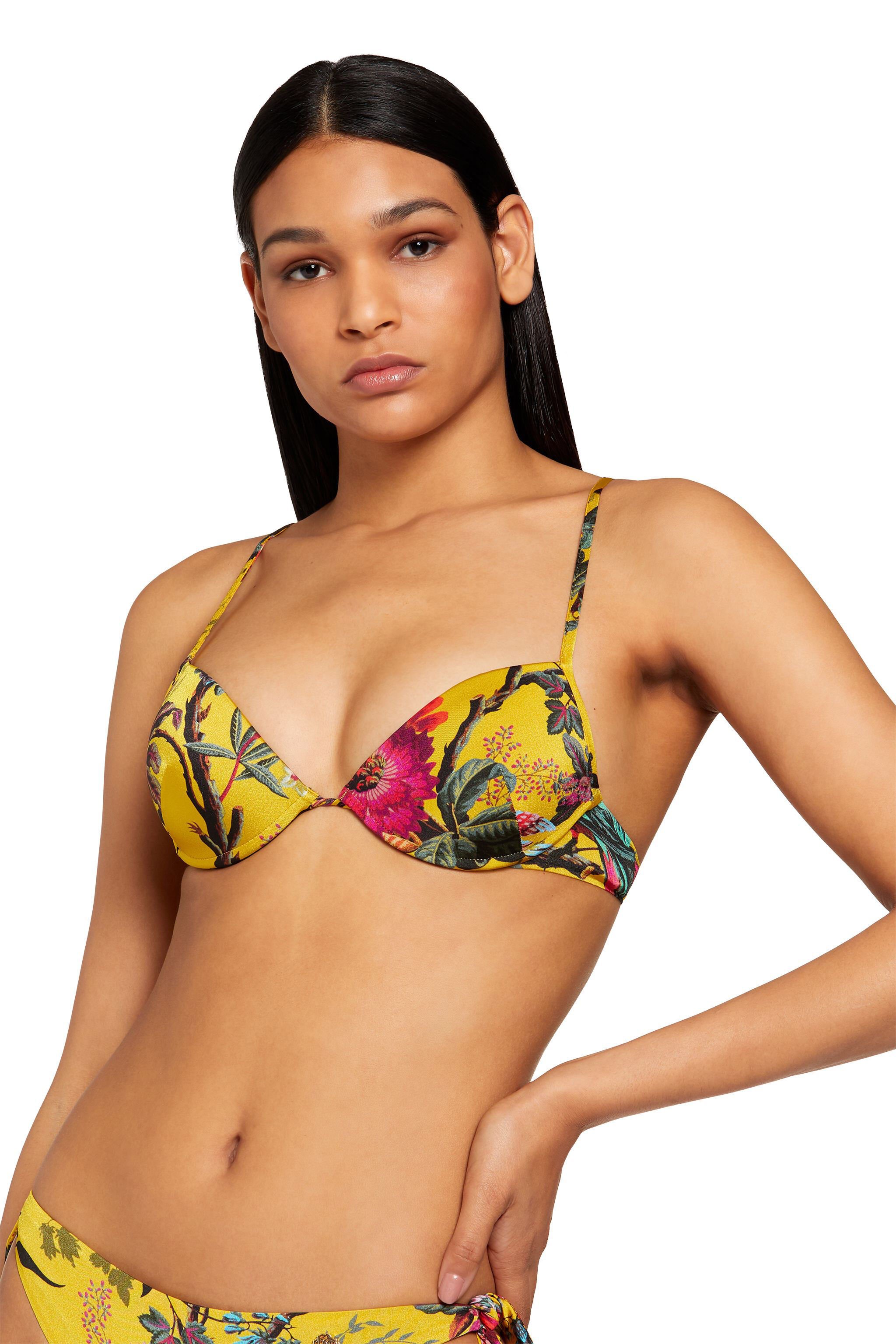 UG Botanic print bikini top GIALLO SEN.S.160953 KYW70C-HVV44