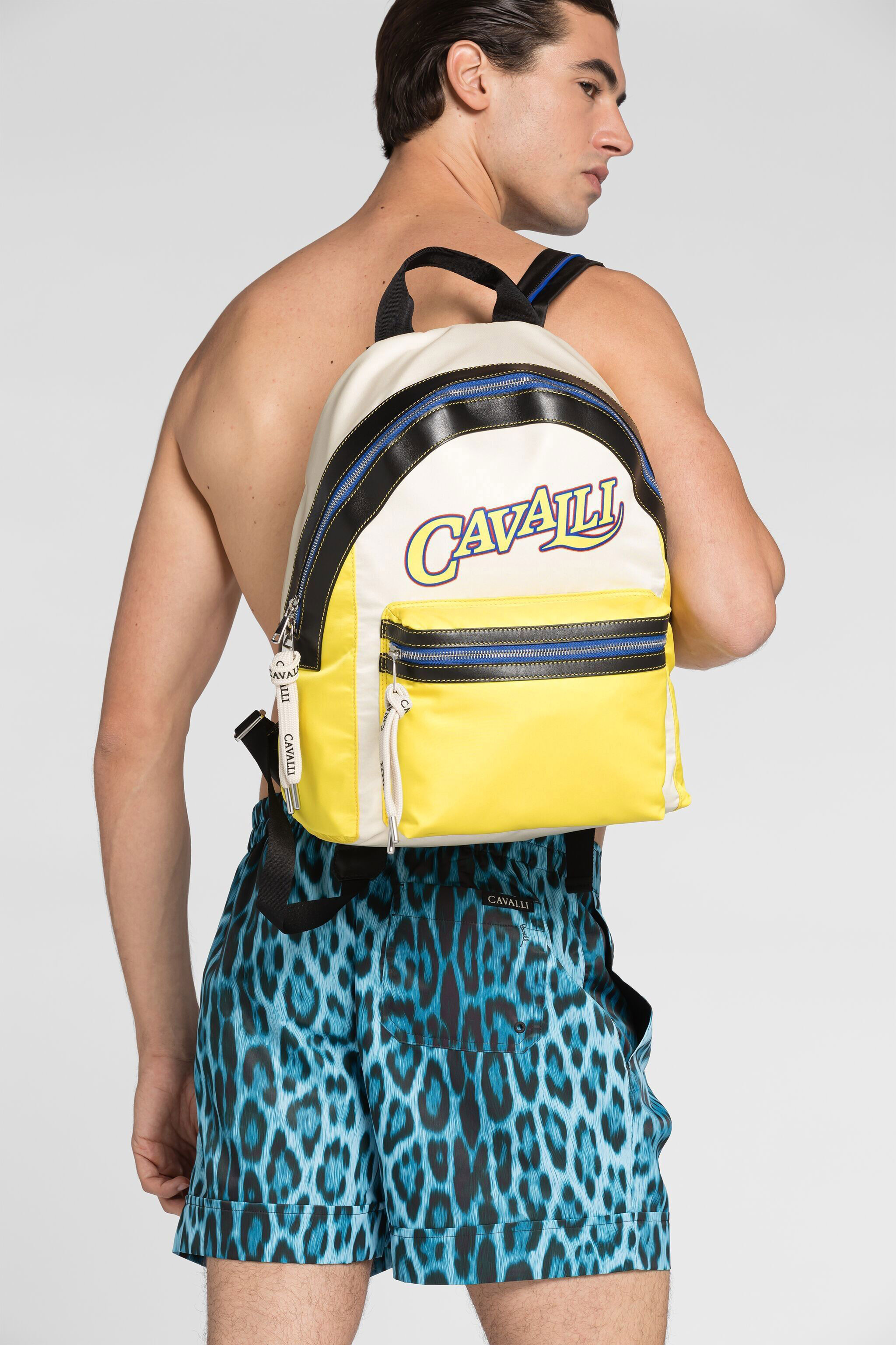 RC Short de bain à logo et imprimé jaguar Bleu QRH00K-5RF53