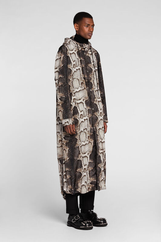 RC Python-Print Coat NATURAL/BLACK PNT510-9MF01
