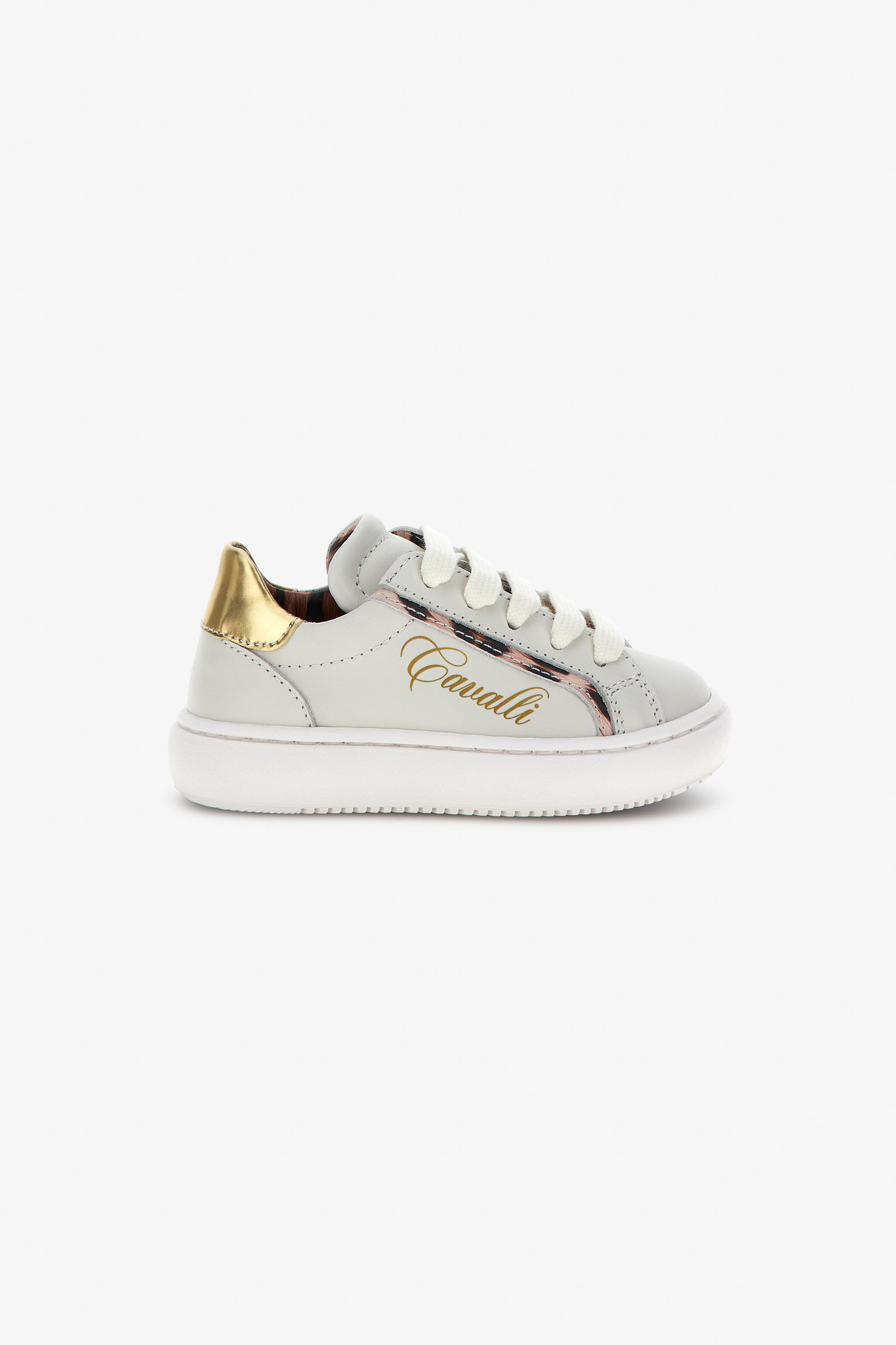 JU Sneaker Bianco/Oro RJS01K-PZJ04