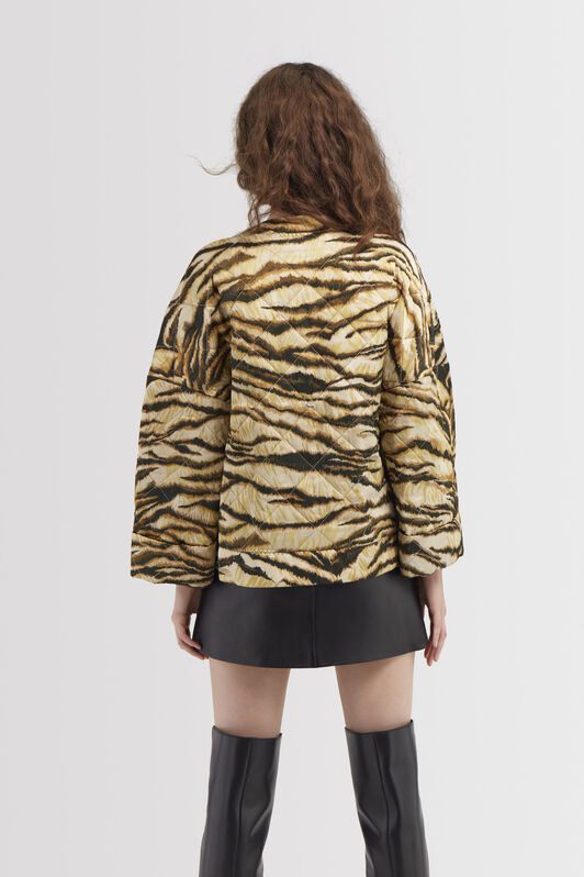 RC Jacket with Tiger print Light Brown RKT400-RYH26